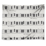 Piano Pattern Print Tapestry