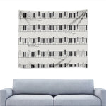Piano Pattern Print Tapestry