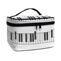 Piano Pattern Print Travel Makeup Bag