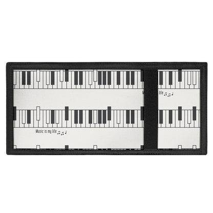 Piano Pattern Print Trifold Wallet