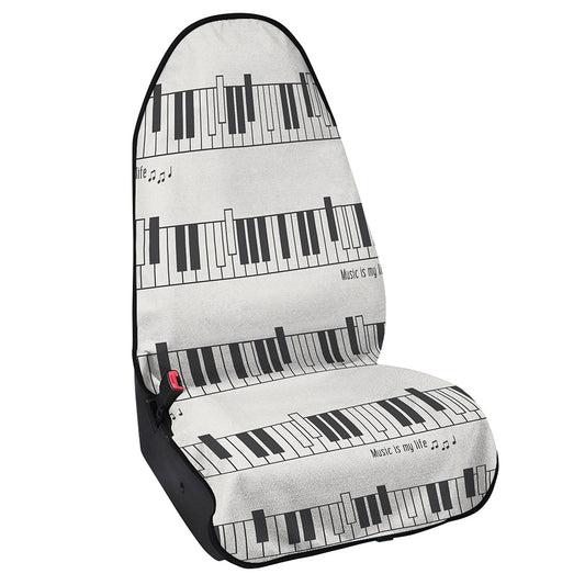 Piano Pattern Print Waterproof Car Seat Cover