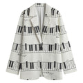 Piano Pattern Print Women's Blazer