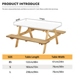 Phoenix Angel Print Picnic Table Cover