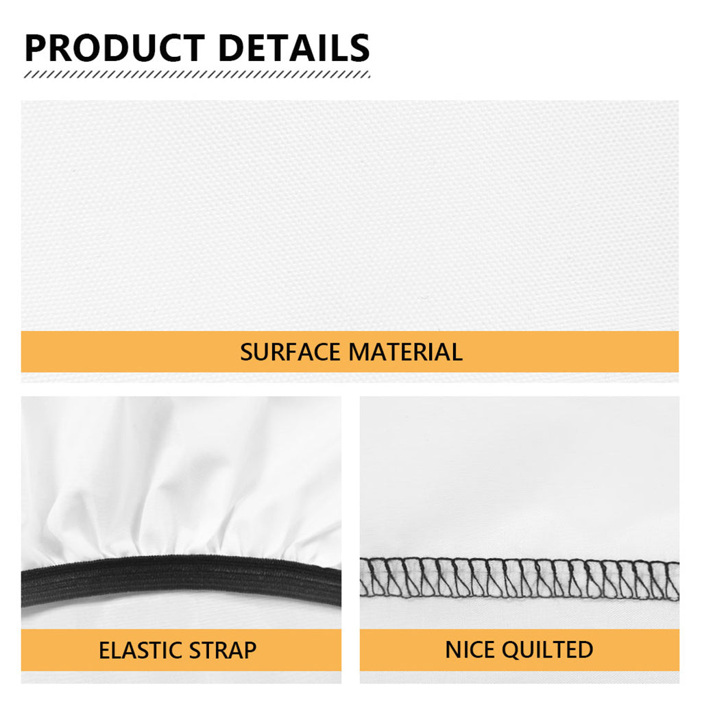 Black And White Geometric Mosaic Print Picnic Table Cover