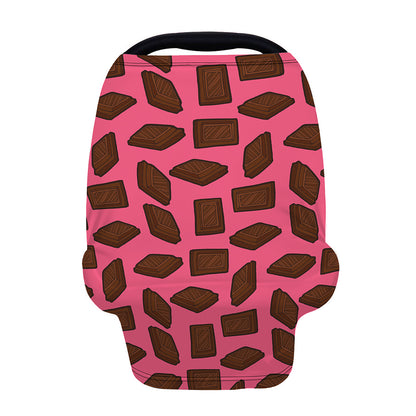 Pieces of Chocolate Pattern Print Baby Seat Cover