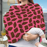 Pieces of Chocolate Pattern Print Baby Seat Cover
