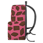 Pieces of Chocolate Pattern Print Backpack