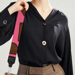 Pieces of Chocolate Pattern Print Bag Strap