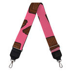 Pieces of Chocolate Pattern Print Bag Strap