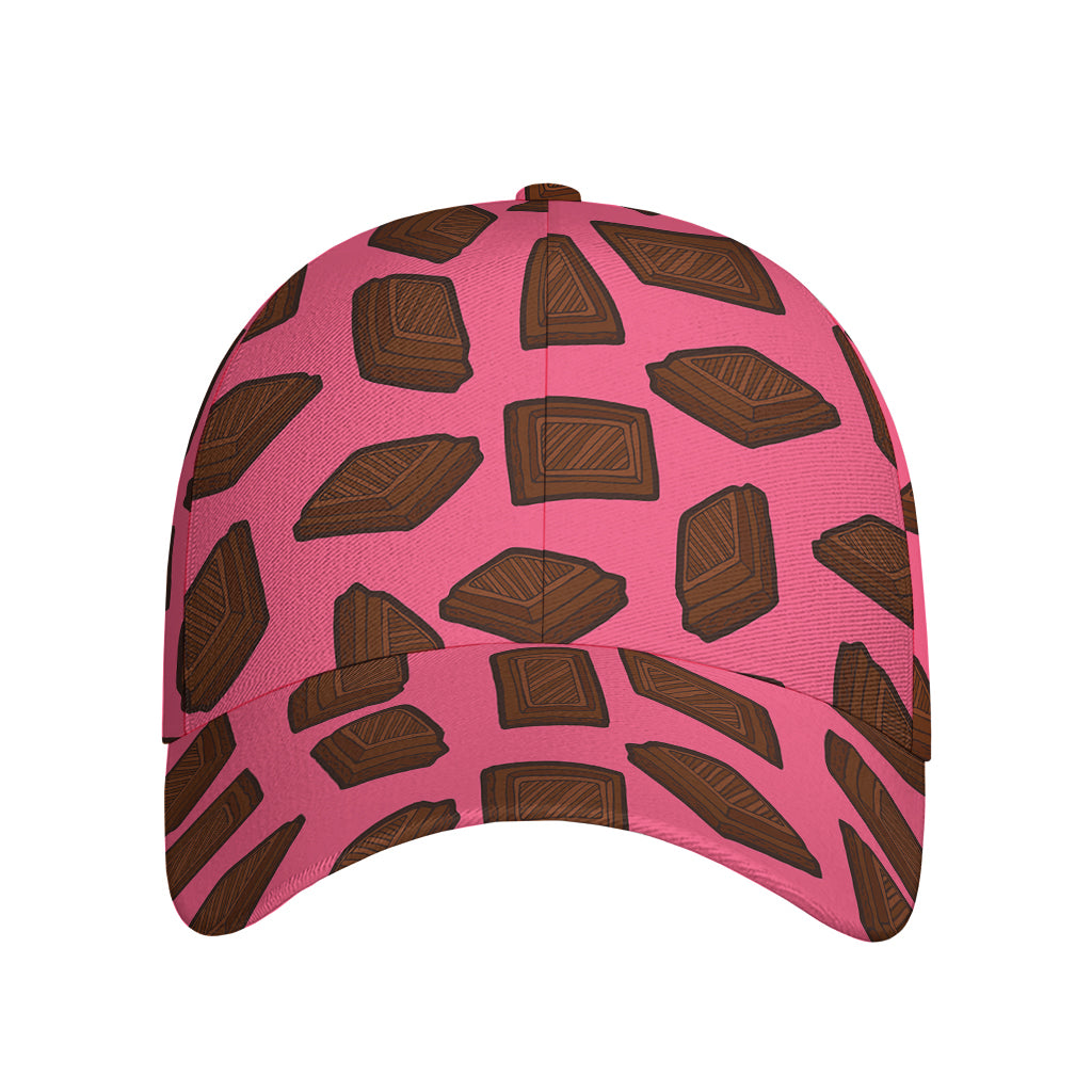 Pieces of Chocolate Pattern Print Baseball Cap