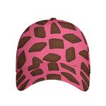 Pieces of Chocolate Pattern Print Baseball Cap