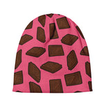 Pieces of Chocolate Pattern Print Beanie