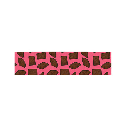 Pieces of Chocolate Pattern Print Bed Runner