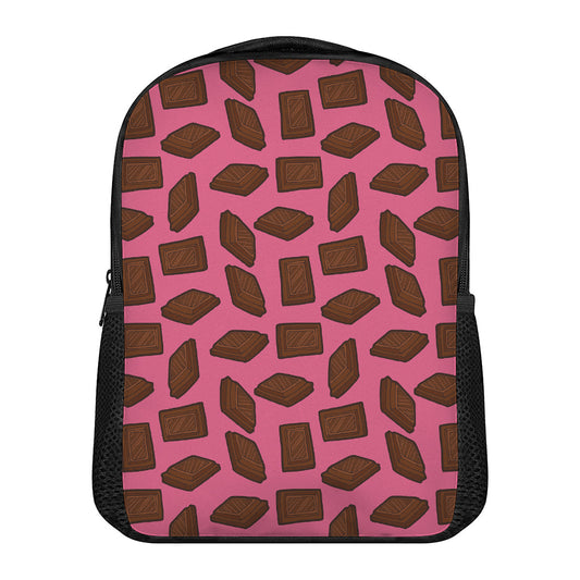Pieces of Chocolate Pattern Print Casual Backpack