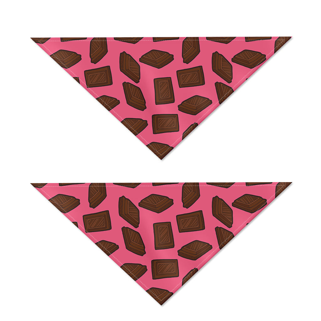 Pieces of Chocolate Pattern Print Dog Bandana