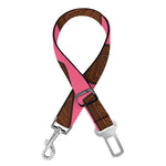 Pieces of Chocolate Pattern Print Dog Seat Belt