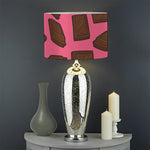Pieces of Chocolate Pattern Print Drum Lamp Shade