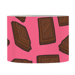 Pieces of Chocolate Pattern Print Drum Lamp Shade