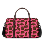 Pieces of Chocolate Pattern Print Duffle Bag