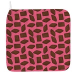 Pieces of Chocolate Pattern Print Hand Towel