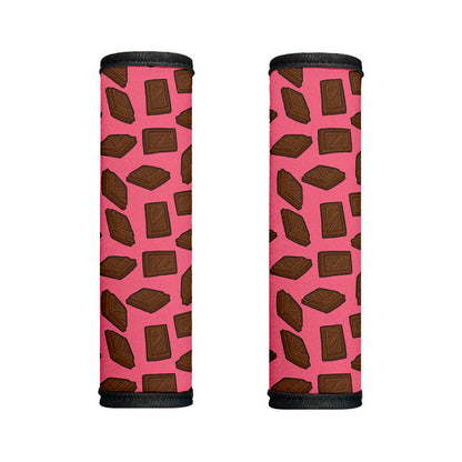 Pieces of Chocolate Pattern Print Handle Covers