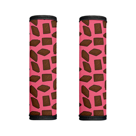 Pieces of Chocolate Pattern Print Handle Covers