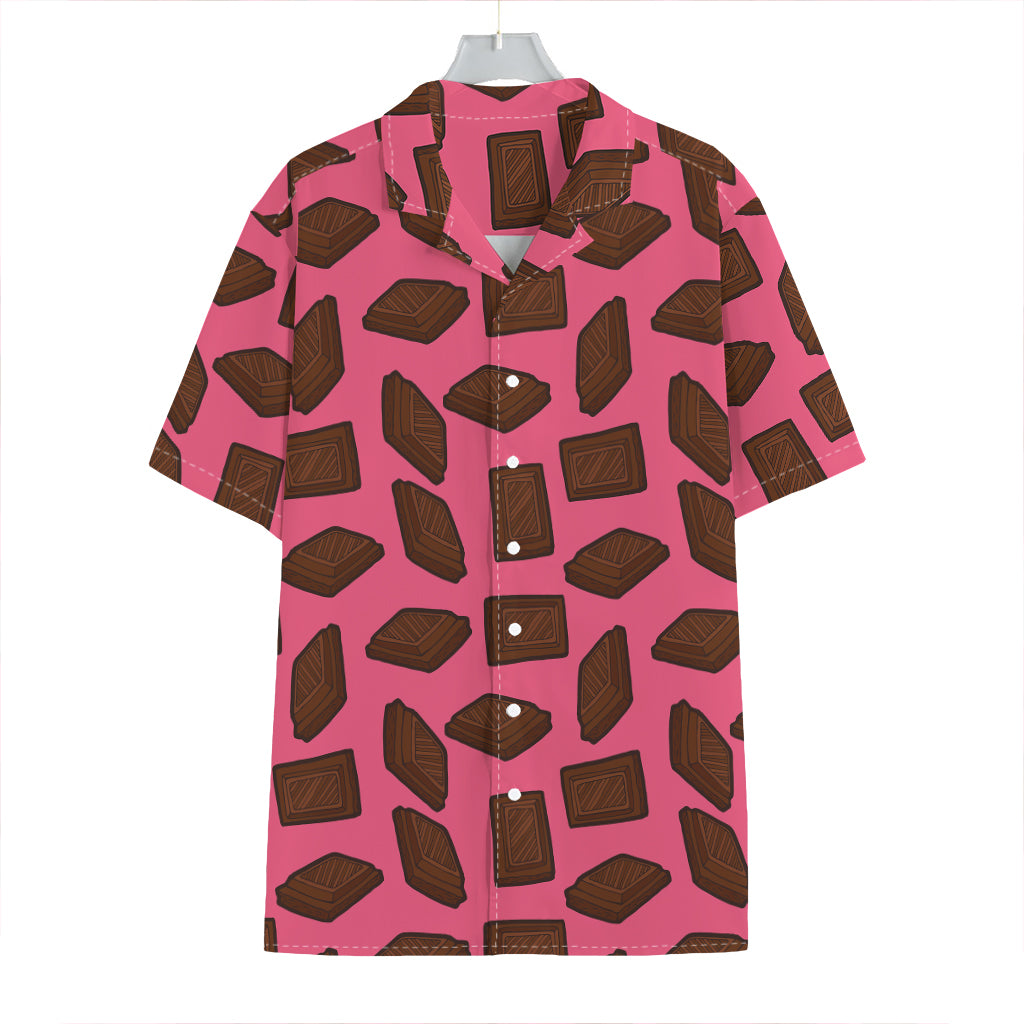 Pieces of Chocolate Pattern Print Hawaiian Shirt