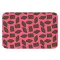Pieces of Chocolate Pattern Print Indoor Door Mat
