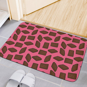 Pieces of Chocolate Pattern Print Indoor Door Mat