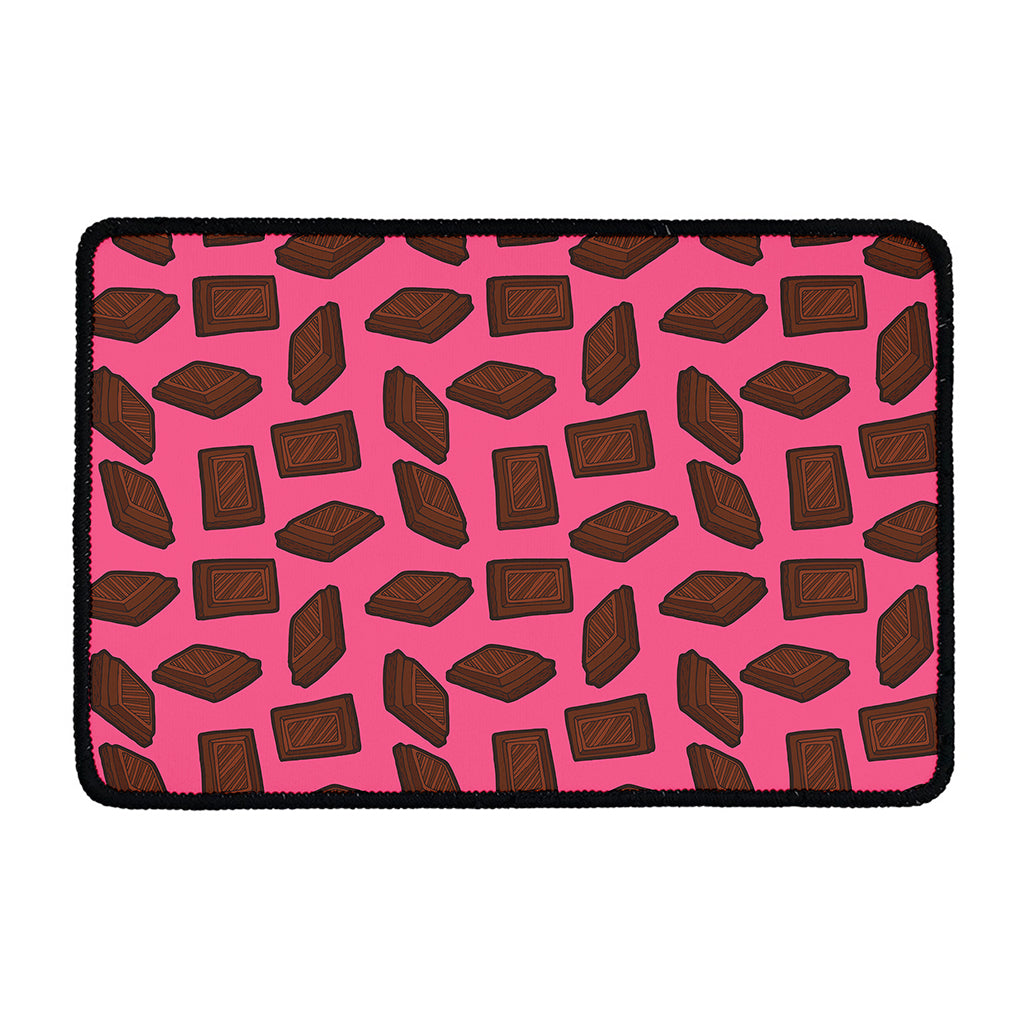 Pieces of Chocolate Pattern Print Kitchen Mat