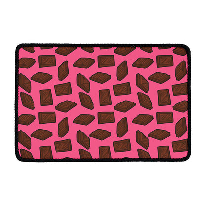 Pieces of Chocolate Pattern Print Kitchen Mat