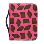 Pieces of Chocolate Pattern Print Leather Bible Cover
