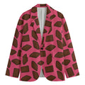 Pieces of Chocolate Pattern Print Men's Blazer