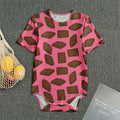 Pieces of Chocolate Pattern Print Men's Bodysuit