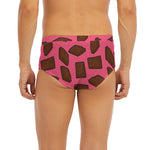 Pieces of Chocolate Pattern Print Men's Briefs