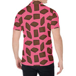 Pieces of Chocolate Pattern Print Men's Shirt