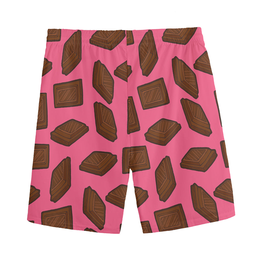 Pieces of Chocolate Pattern Print Men's Sports Shorts