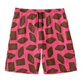 Pieces of Chocolate Pattern Print Men's Swim Trunks