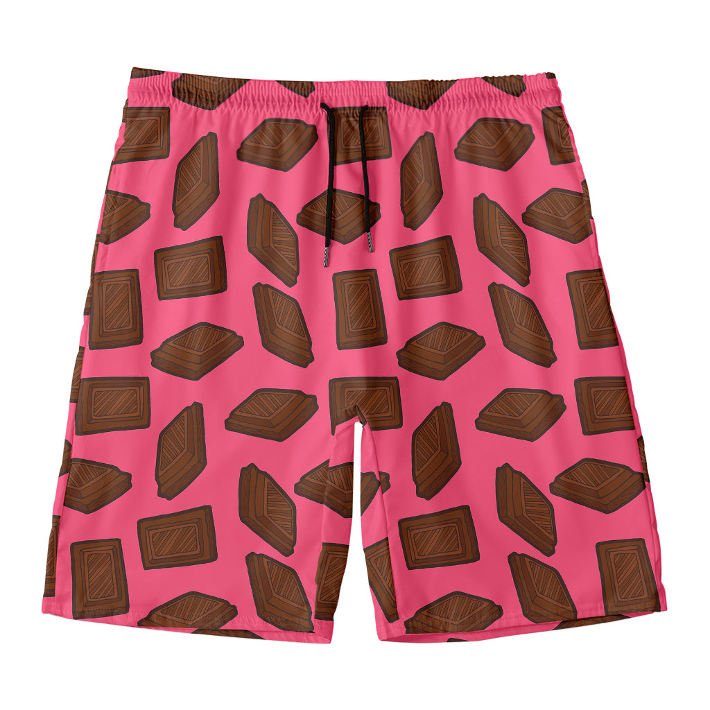 Pieces of Chocolate Pattern Print Men's Swim Trunks