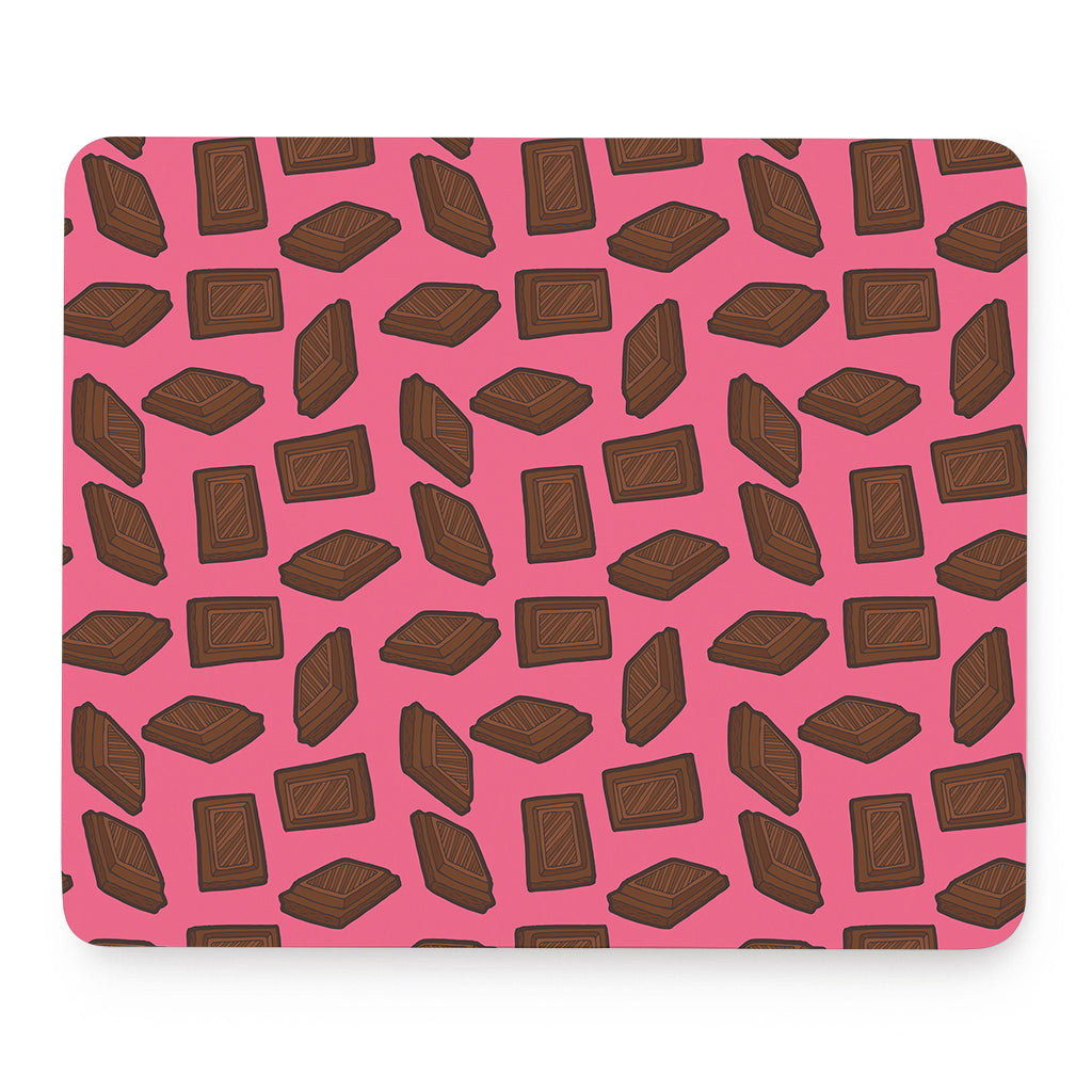 Pieces of Chocolate Pattern Print Mouse Pad