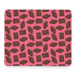 Pieces of Chocolate Pattern Print Mouse Pad