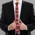 Pieces of Chocolate Pattern Print Necktie