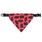 Pieces of Chocolate Pattern Print Over The Collar Dog Bandana