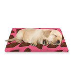 Pieces of Chocolate Pattern Print Pet Cooling Mat Cover
