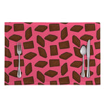 Pieces of Chocolate Pattern Print Placemat