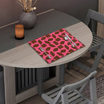 Pieces of Chocolate Pattern Print Placemat