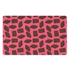 Pieces of Chocolate Pattern Print Polyester Doormat