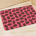 Pieces of Chocolate Pattern Print Polyester Doormat