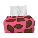 Pieces of Chocolate Pattern Print Rectangle Tissue Box Cover