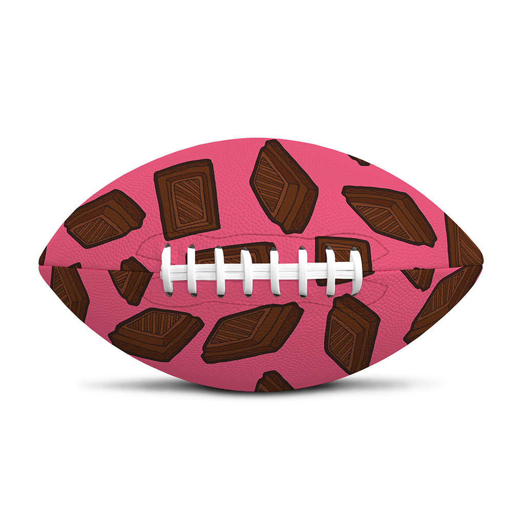 Pieces of Chocolate Pattern Print Rugby Ball